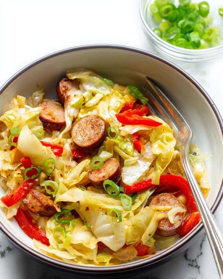 Cabbage and Sausage Skillet with Cajun Seasoning Recipe