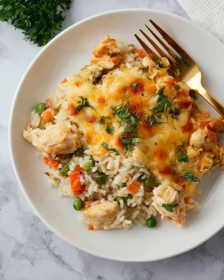 Creamy Chicken and Vegetable Rice Casserole Recipe