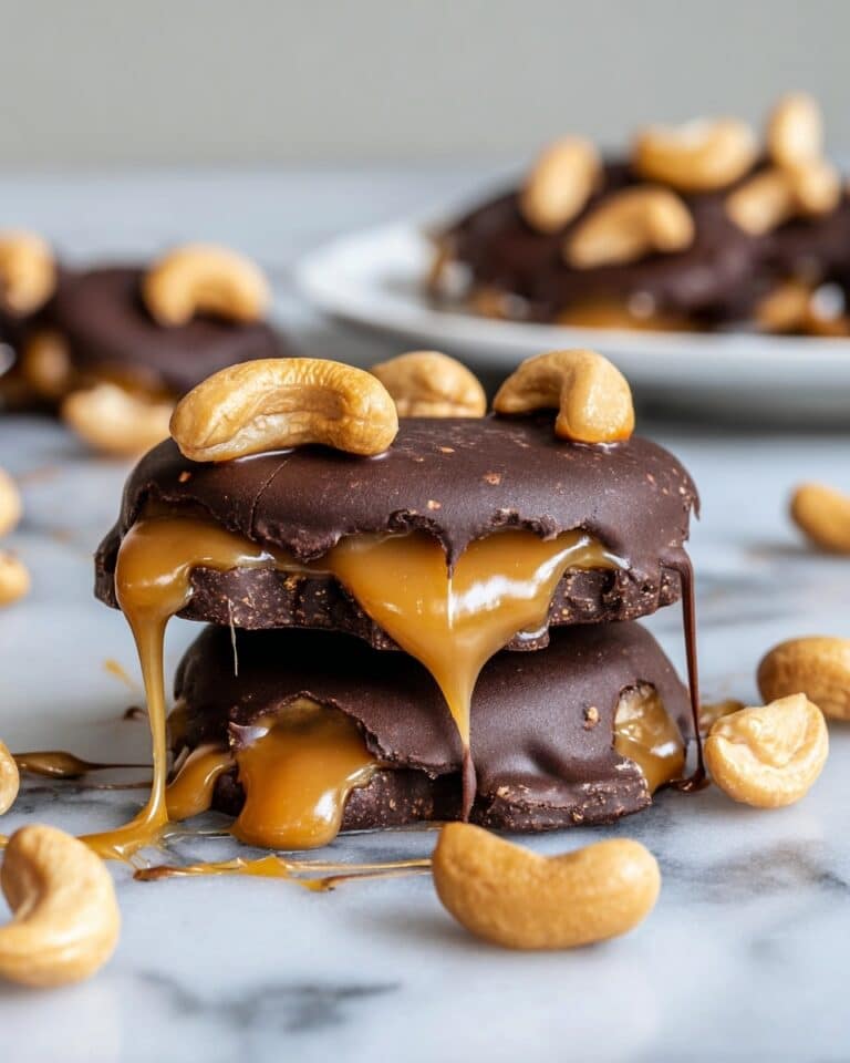 Bear Paws: Caramel and Cashew Treats with Chocolate Coating Recipe