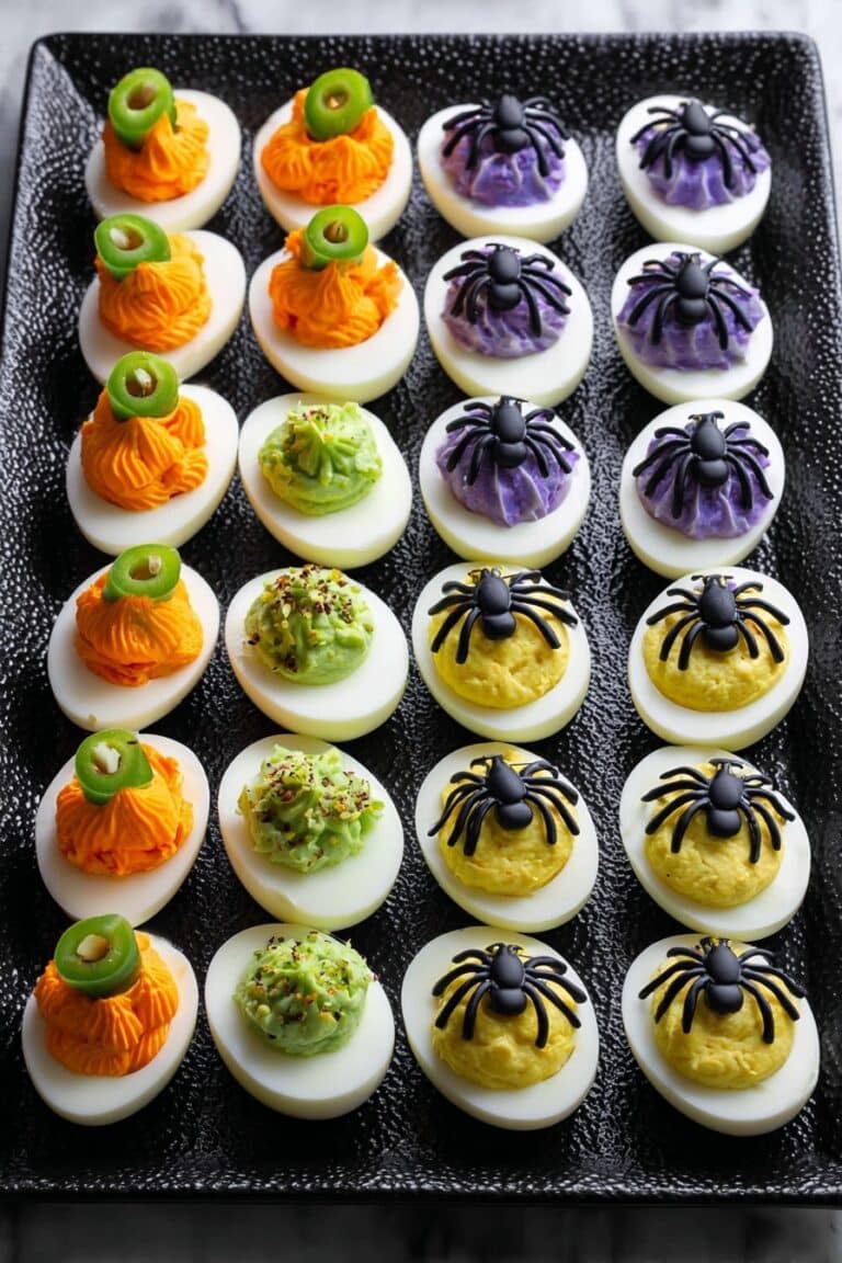 Halloween Deviled Eggs: Spooky, Colorful, and Creative Recipes Recipe