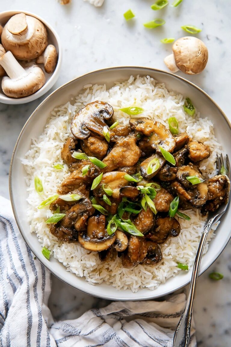 Black Pepper Mushroom Chicken Stir Fry Recipe