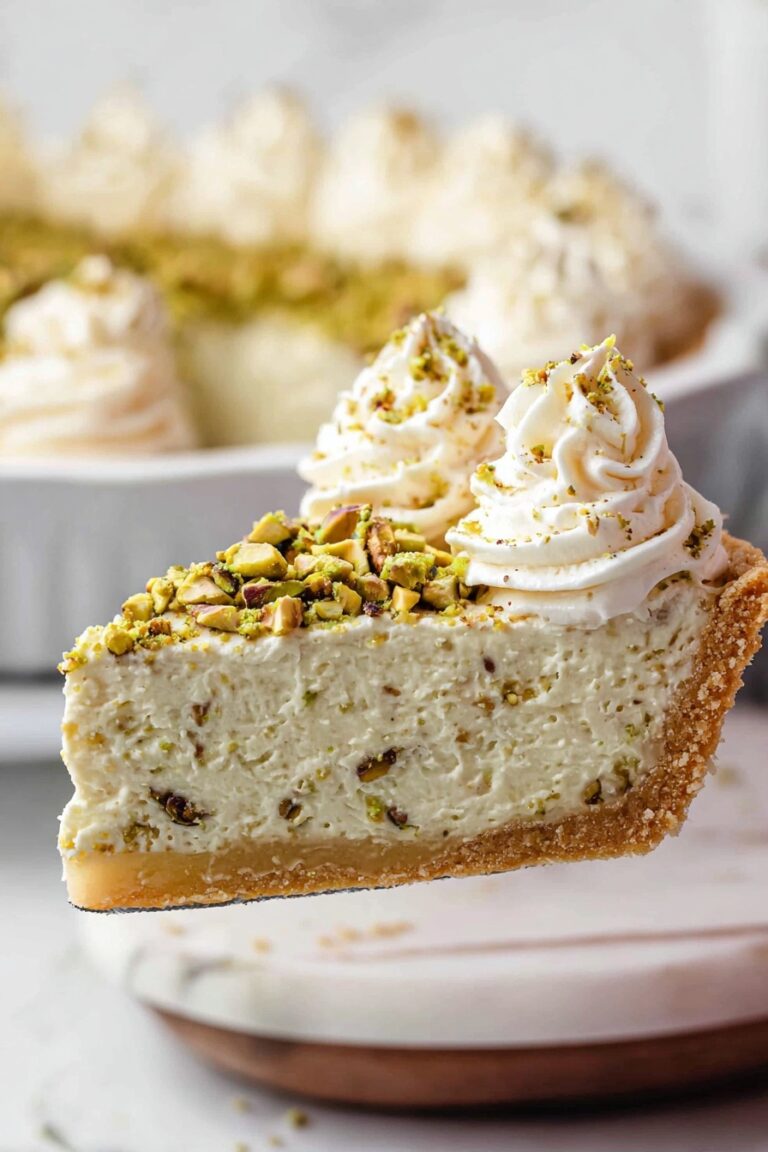 Pistachio Custard Pie Recipe