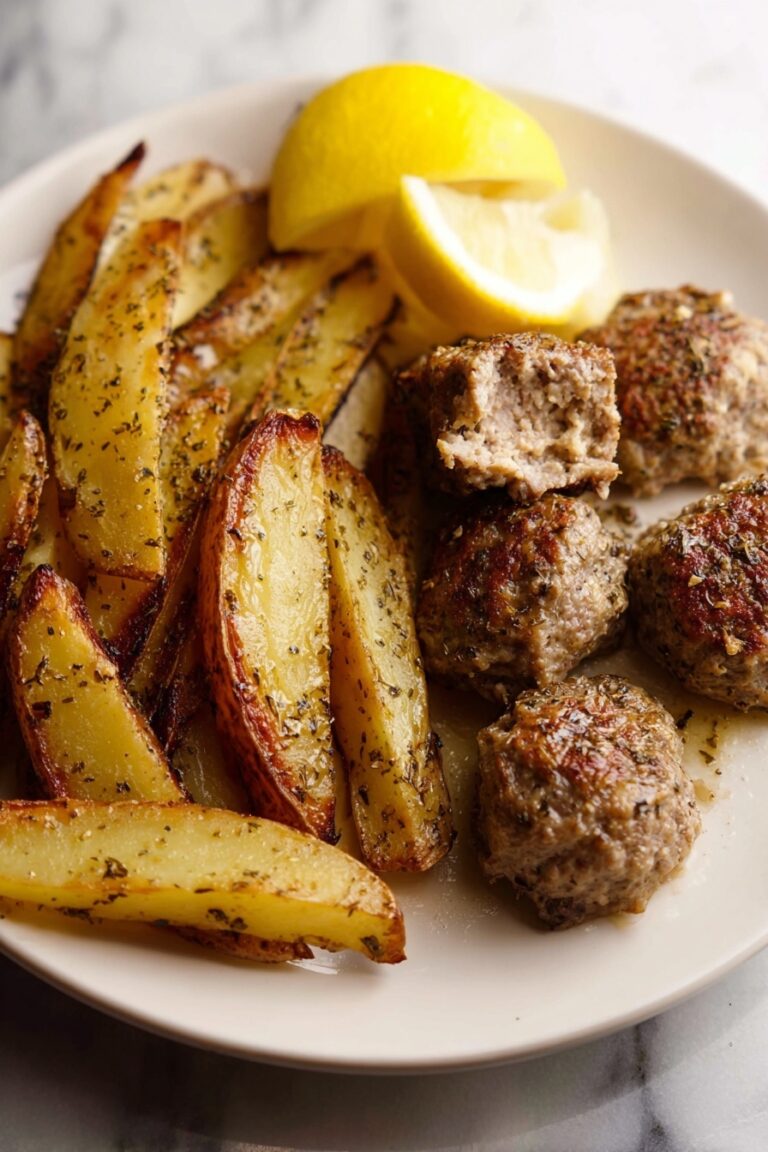 Lemon Sauce Pork and Beef Meatballs Recipe