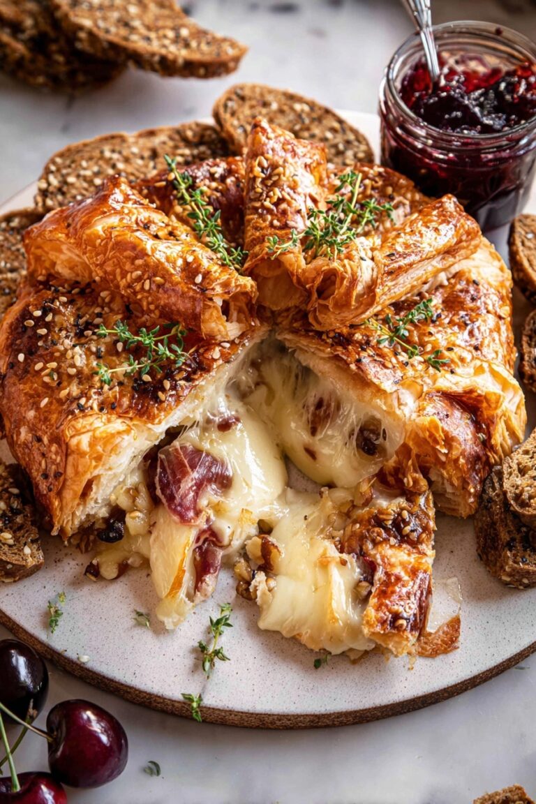 Prosciutto Baked Brie Pastry Recipe