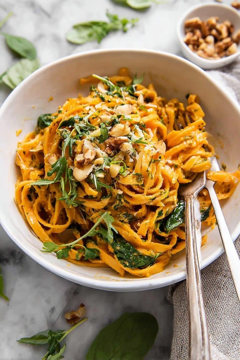 The BEST Pumpkin Pasta Recipe