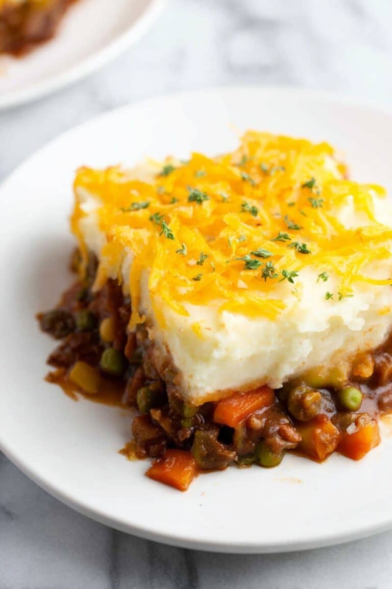 Lentil Shepherd’s Pie with Cheesy Mashed Potatoes Recipe