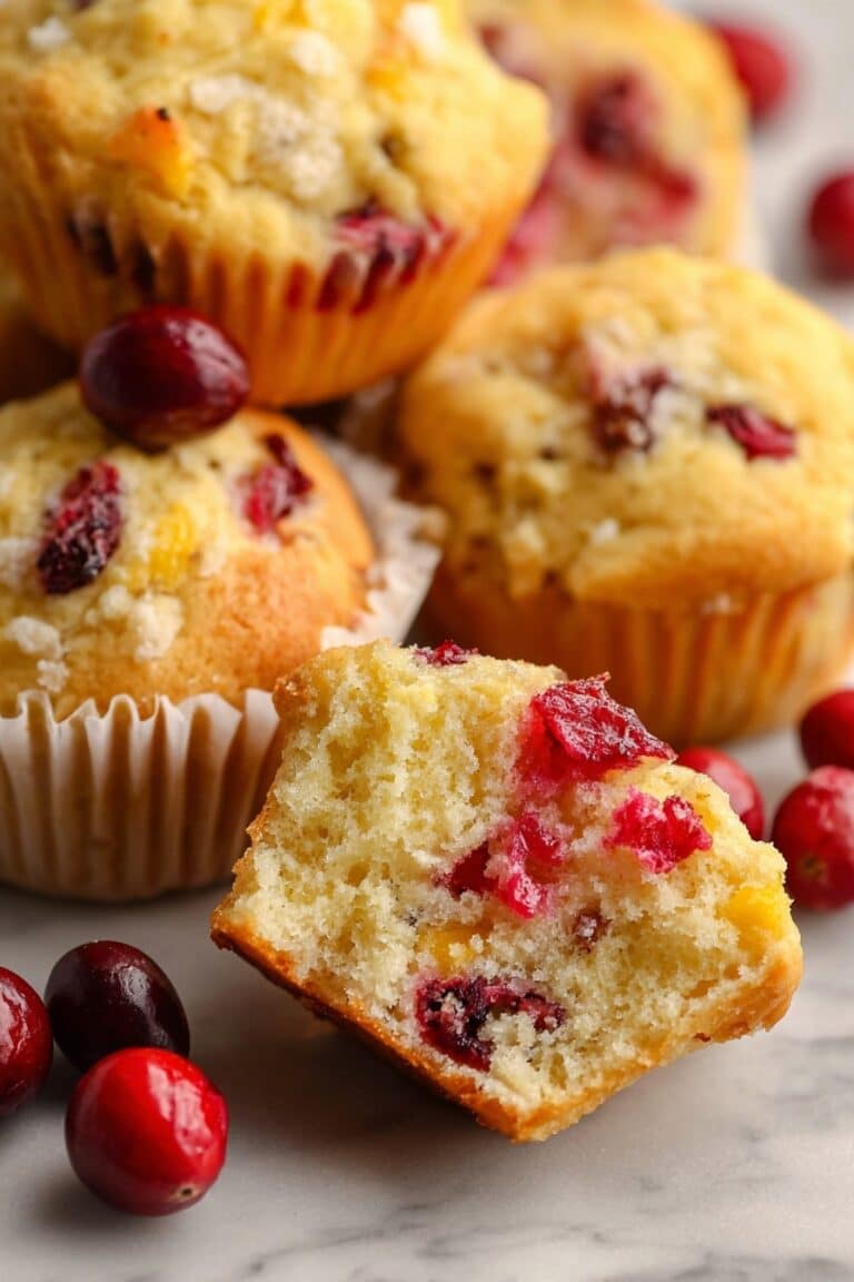 Cranberry Orange Muffins with Orange Glaze Recipe