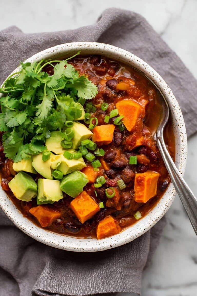 Sweet Potato Black Bean Chili Recipe