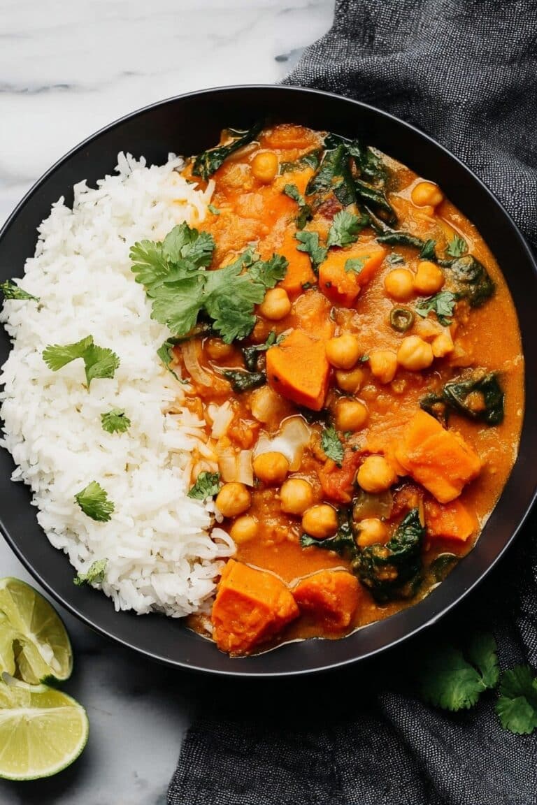 Butternut Squash Curry with Chickpeas Recipe
