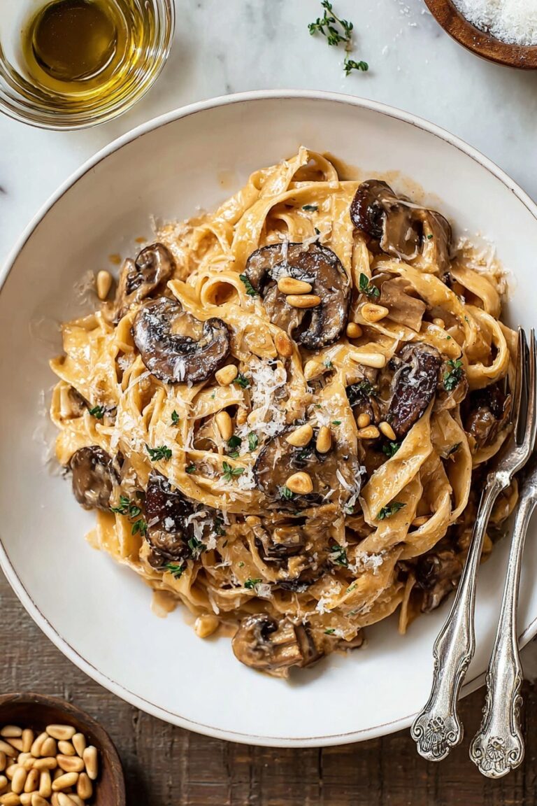 Caramelized Leek and Mushroom Pasta Recipe