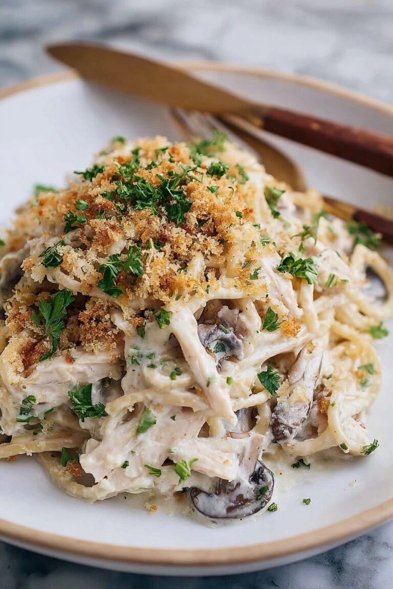 Creamy Turkey Tetrazzini Recipe