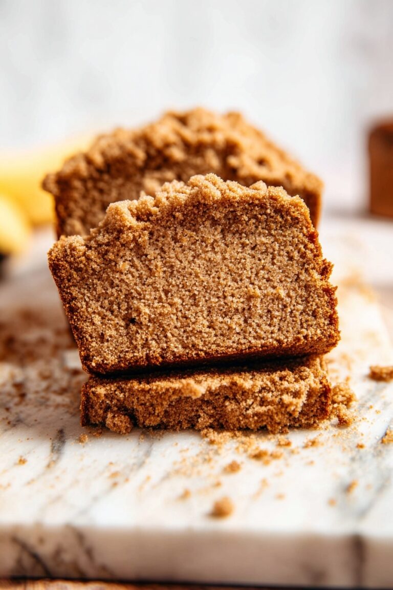 Whole Wheat Banana Bread with Cinnamon Crumble Recipe