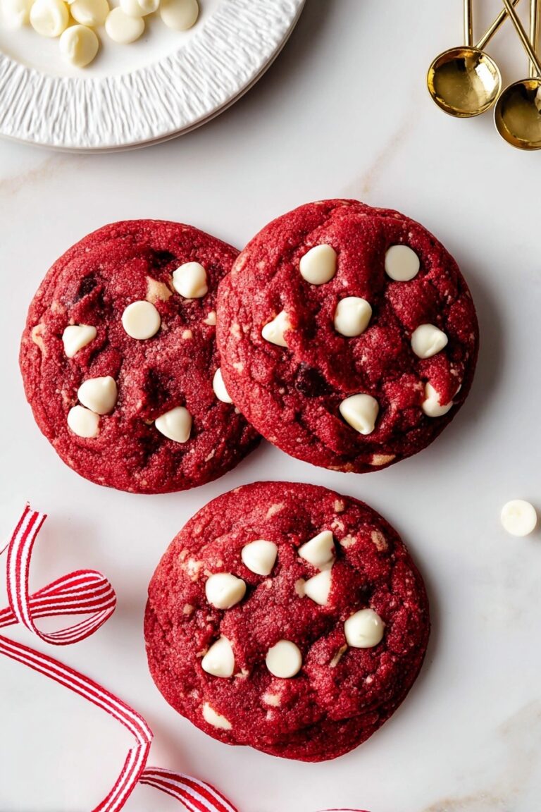 Cheesecake Stuffed Red Velvet Cookies Recipe