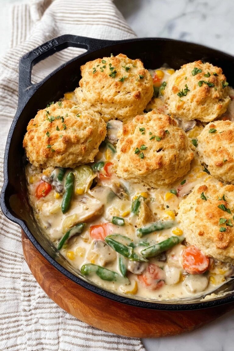 Cheddar Bay Biscuit Chicken Pot Pie Recipe