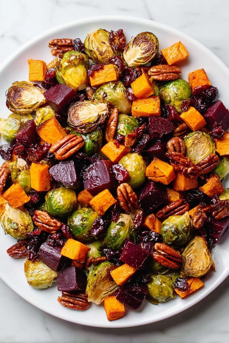 Winter Vegetable Salad with Butternut Squash Recipe