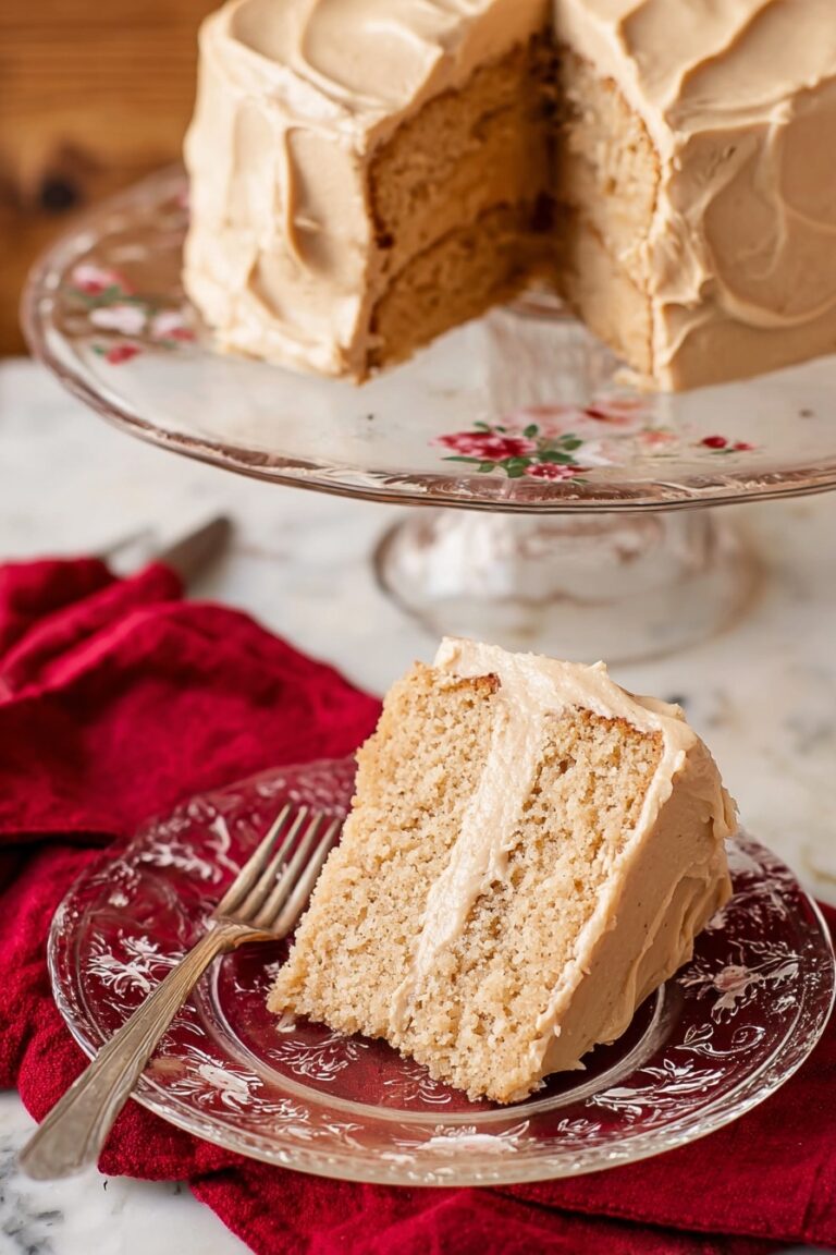 Apple Spice Cake with Caramel Icing Recipe