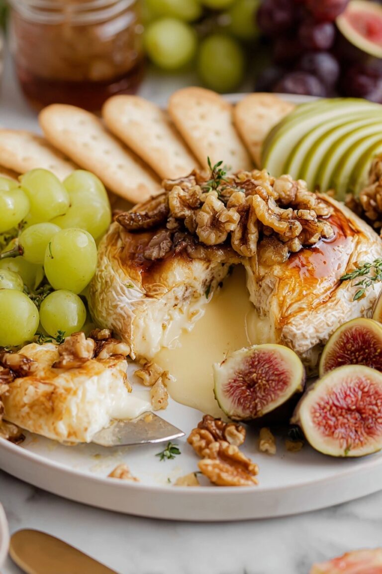 Baked Brie with Jam and Puff Pastry Recipe